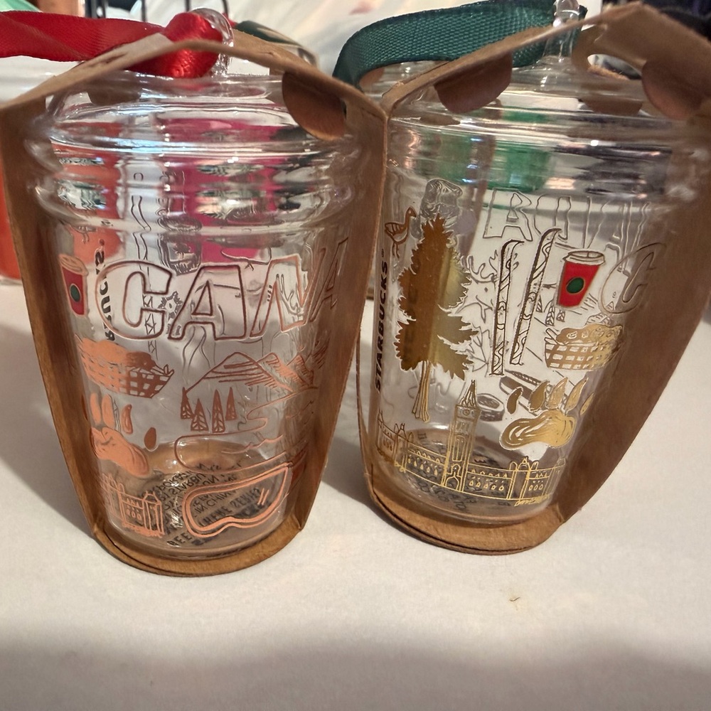 Starbucks ornaments